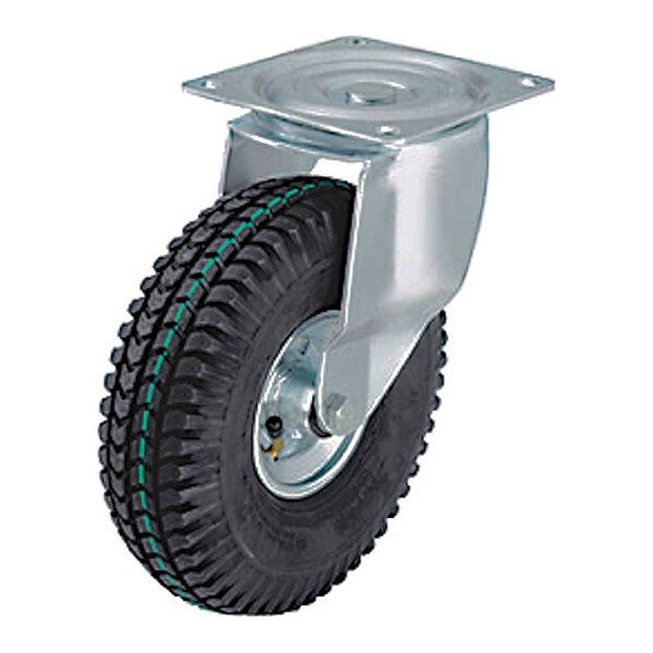 Manufacturer Varies Pneumatic Caster,330 lb. Ld,Swivel L-P 263R