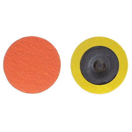 Norton Abrasives Qk Change Disc, CerAlO, 1-1/2in, 50G, PK100 66261162310