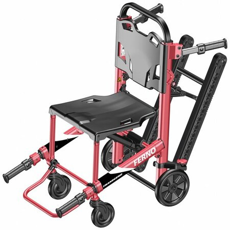 Ferno Stair Chair,550 lb,Red,20" W Transend Stair Chair EVAC