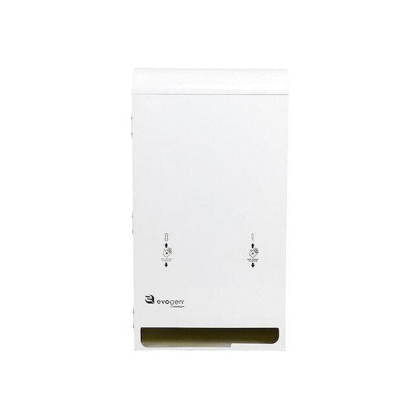 Evogen Sanitary Napkin/Tampon Dispenser,White EVNT3-W