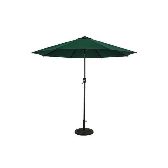 Island Umbrella Octagon Auto-tilt Umbrella Hunter Green NU6846