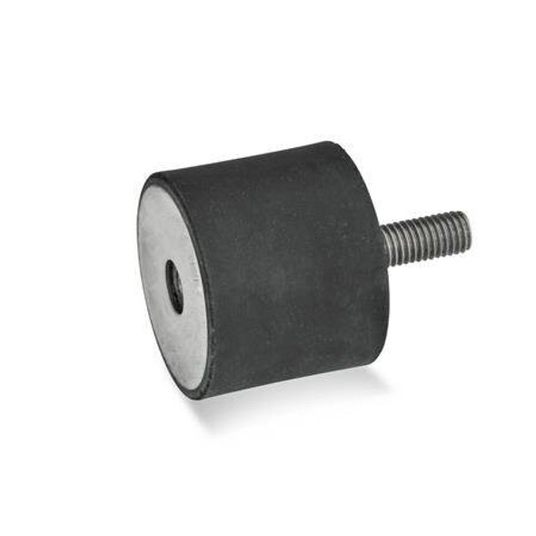 J.W. Winco Vibration-Isolating Mount,20 mm H 451-30-20-M8-ES-55