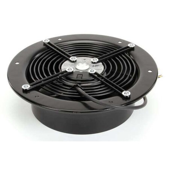 Axial Fan, Round, 115V AC, 1 Phase, Galvanized Steel, 280mm W.