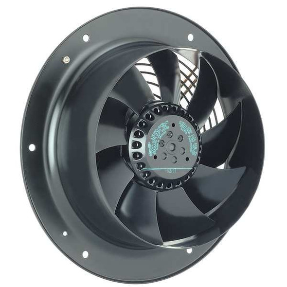 Ebm-Papst Axial Fan, Round, 115V AC, 1 Phase, Galvanized Steel, 280mm W. W2E200-CH86-70