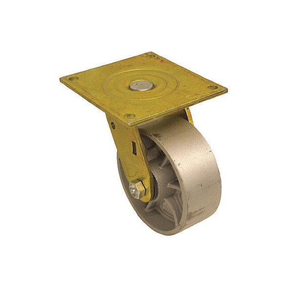 Manufacturer Varies Plate Caster,Swivel,Iron,6 1/2"H P21S-C050R-15-SS-YZ