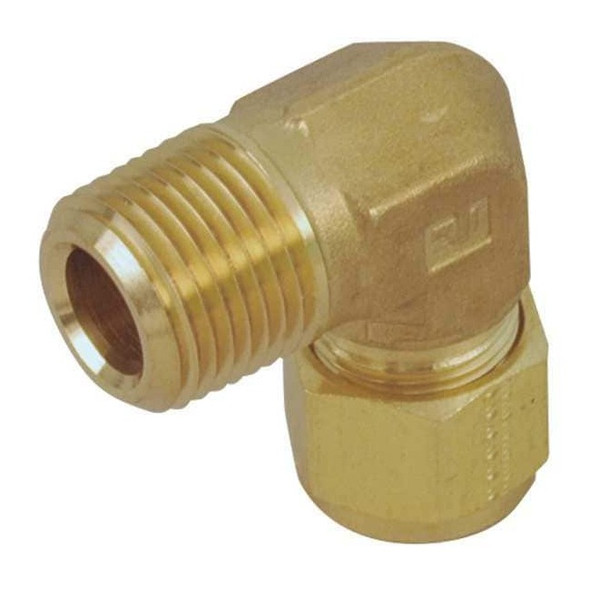 Parker 1/8" A-LOK x MNPT Brass Elbow 2MSEL2N-B
