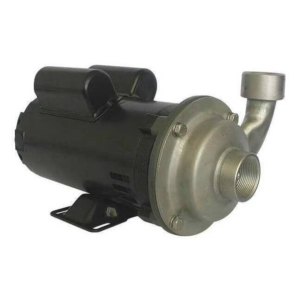 Dayton Cntrfug Pmp,304SStl,1P,1 1/4in,1hp,90gpm 4JMV7