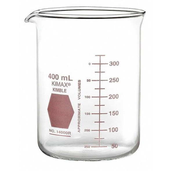 Kimble Chase Beaker,1 L,145 mm H,107 mm Dia,PK6 14000R-1000 Kimble Chase Beaker,1 L,145 mm H,107 mm Dia,PK6 14000R-1000