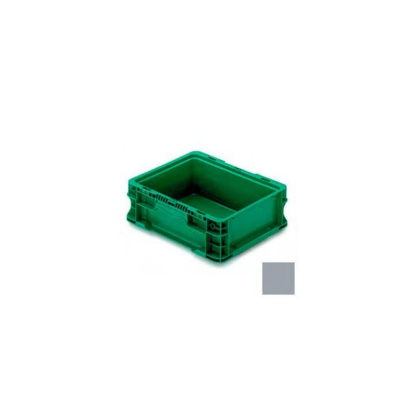 ORBIS Stakpak Modular Straight Wall Container 12""L x 15""W x 5""H Gray Polyethy