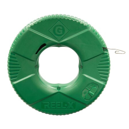 Greenlee Steel Fish Tape,Shape Flat,1/8" dia FTXS-65