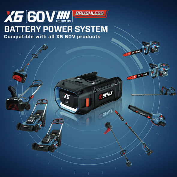 Senix X6 60V Max 8A Charger CHQX6-M 758143