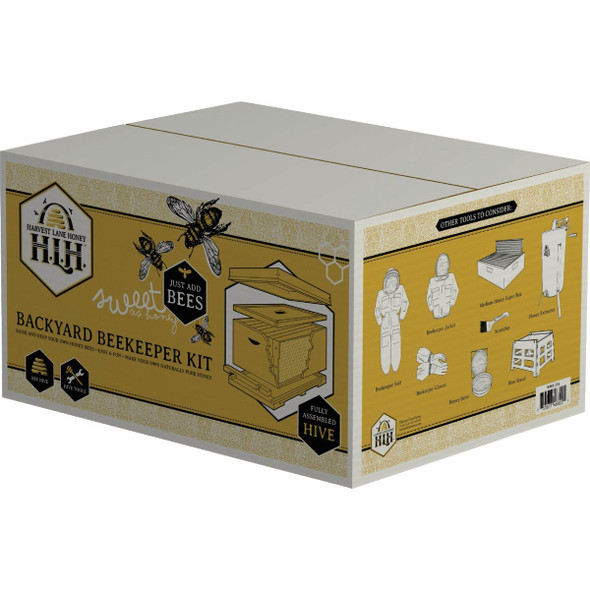 Harvest Lane Honey Small Backyard Beekeeping Kit