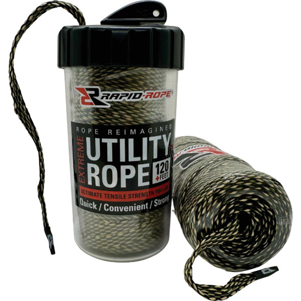 Rapid Rope 120 Ft. 1100 Lb. Tensile Strength Camo Utility Rope RRCC6577