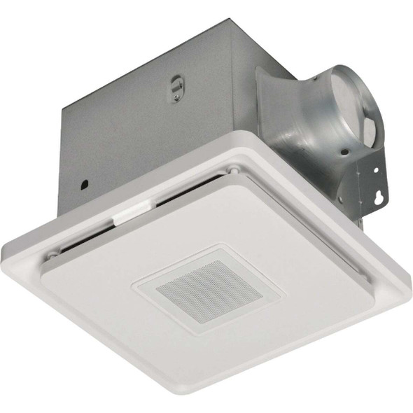 Homewerks 110 CFM 1.5 Sone Bluetooth Bathroom Exhaust Fan with LED Light