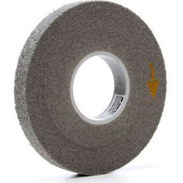 3M Scotch-Brite EXL Deburring Wheel 8"" x 1"" x 3"" Silicon Carbide 9S FIN