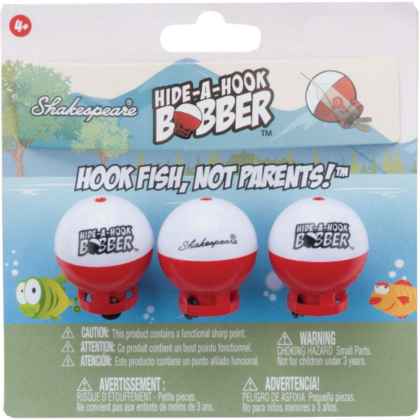 Shakespeare Hide-A-Hook Bobber (3-Pack) HAH3PCK