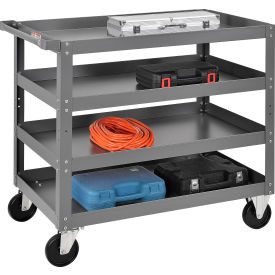 Global Industrial Steel Stock Cart w/4 Shelves 800 lb. Capacity 36""L x 24""W x