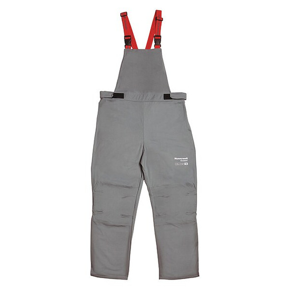 Bib Overalls, 12 cal/sq cm ATPV, XL, 30 in Inseam, Cotton/Nylon, Elastic