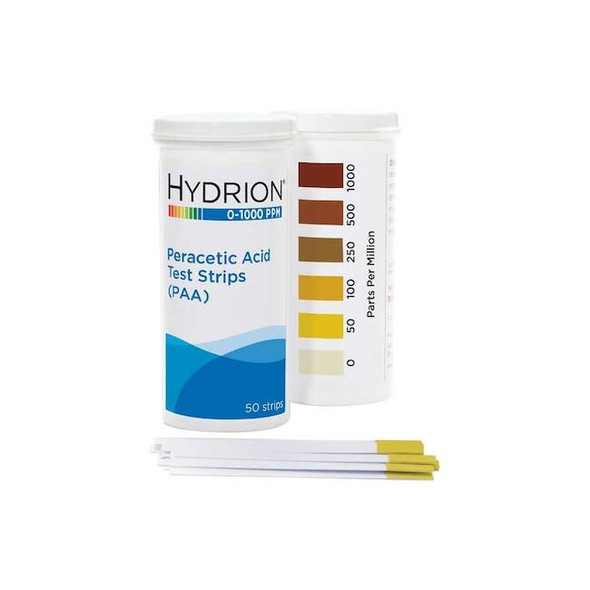 Hydrion Test,0-1,000 ppm Peracetic Acid, PK6 PAA-1000