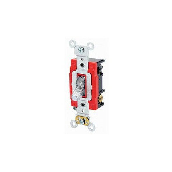 Leviton AC Quiet Switch,Clear,4.1 in H 1223-PLC