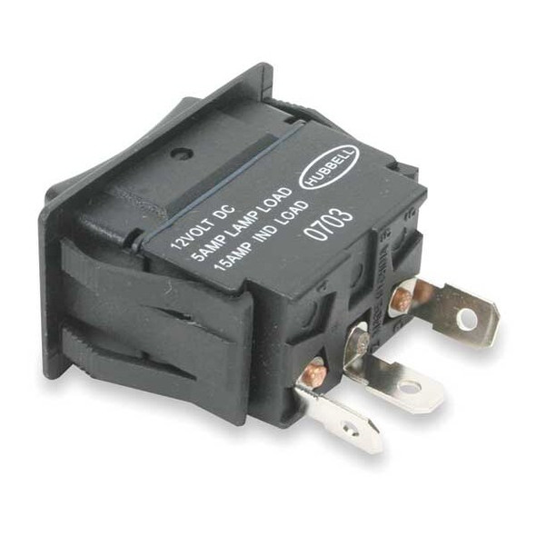 Hubbell Wiring Device-Kellems Rocker Switch,SPDT,3 Connections MR123MMSP