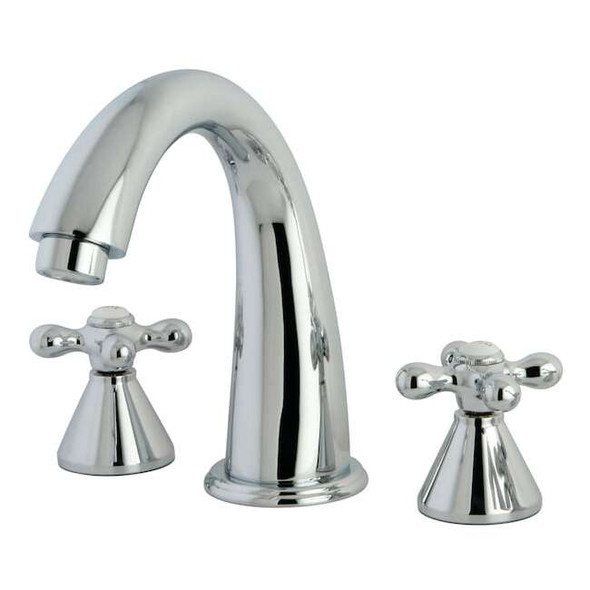 Kingston Brass KS2361AX Roman Tub Filler Metal Cross Handle KS2361AX