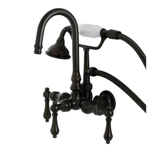 Wall-Mount Clawfoot Tub Faucet, Oil Rubbed Bronze, Tub Wall Mount