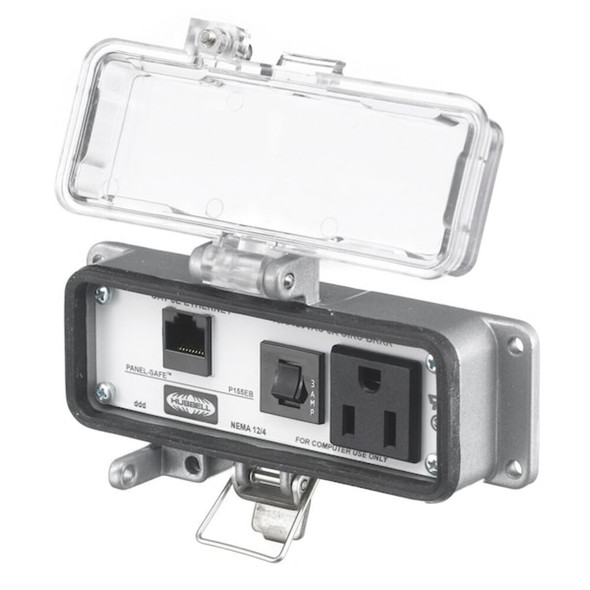 Hubbell Wiring Device-Kellems Access Port,Power And Data,NEMA 12-4 P155EB