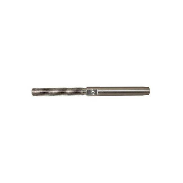 Loos Wire Rope Stud,9/16"-18 RH Thread,3/8 in MS21259-12RH