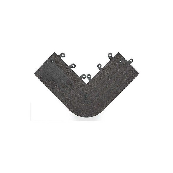 Antifatigue Mat, 15" L x 6" W, 7/8" Thickness, PVC, Open Grid, Black