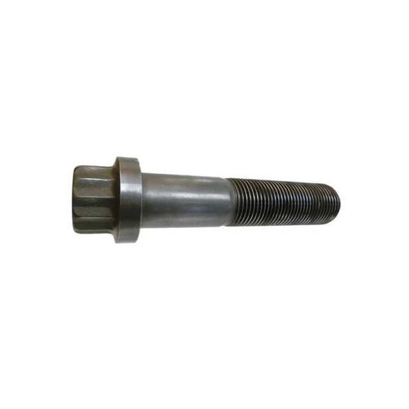 Grade 9, 3/8"-16 Flange Bolt, Plain Alloy Steel, 1-1/4 in L, 10 PK