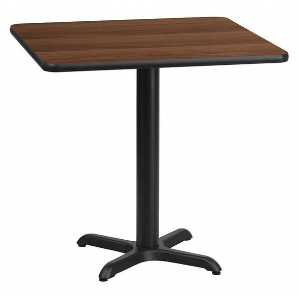 Square Laminate Table, Laminate Top, Wood Grain