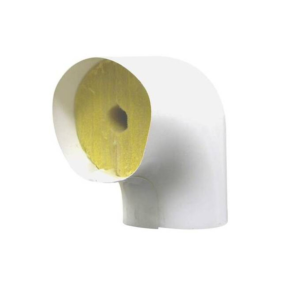 2-1/2" Fiberglass Elbow Pipe Fitting Insulation, 2" Wall
