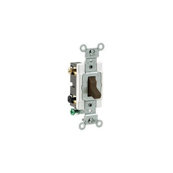 Leviton AC Quiet Switch,Brown,4.1 in H CS220-2 Leviton AC Quiet Switch,Brown,4.1 in H CS220-2