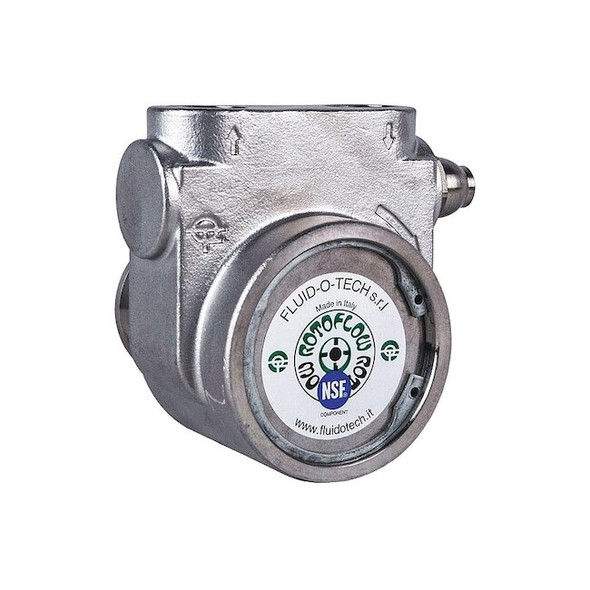 Fluid-O-Tech Pump,3/8" NPTF,49 Max. GPH,Stainless Stl PA 110