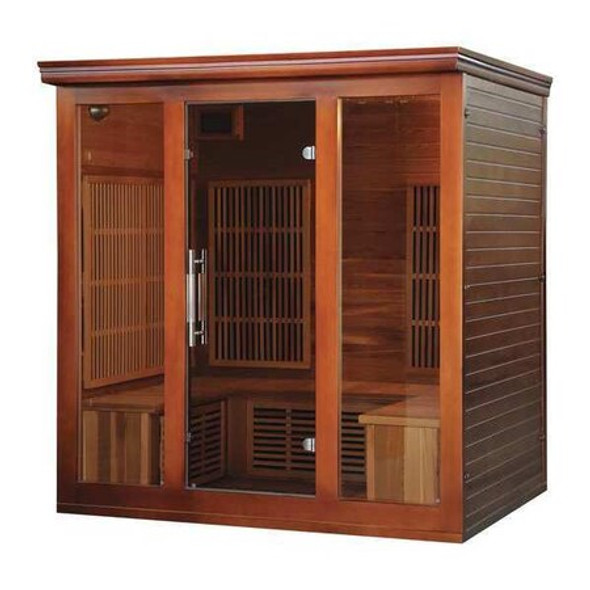 Radiant Cedar Sauna,4-5 Person,9 Carbon Heaters BSA1322