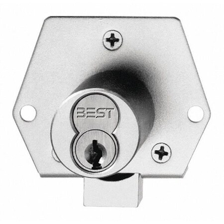 Best Latchbolt Cabinet Lock,Satin Chrome 5L7RD5612