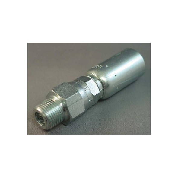 Weatherhead HydrCrimpFTG,Crimp,1/2",Strght,PK5 08E-J08