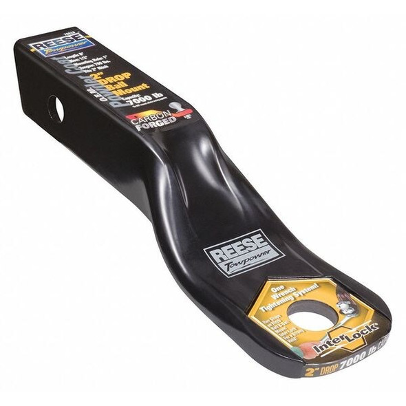 Reese Draw Bar,2" Drop,3-1/4" W,Powder Coated 7062811