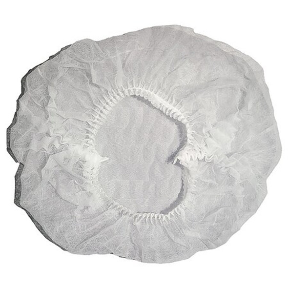 Condor Bouffant Cap,Polypropylene,White,PK1000 819T08 Condor Bouffant Cap,Polypropylene,White,PK1000 819T08