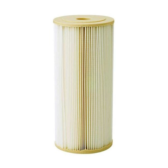 Pleated Filter Cartridge, 20 gpm, 1 Micron, 4-1/2" O.D., 9 3/4 in H