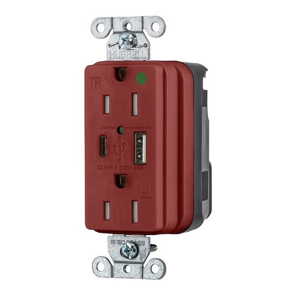Hubbell Snapconnect receptacle SNAP8200UACR