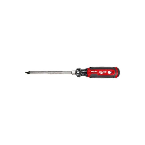 Milwaukee Tool 6 in. No 3 Square Cushion Grip Screwdriver (Made in USA) MT219