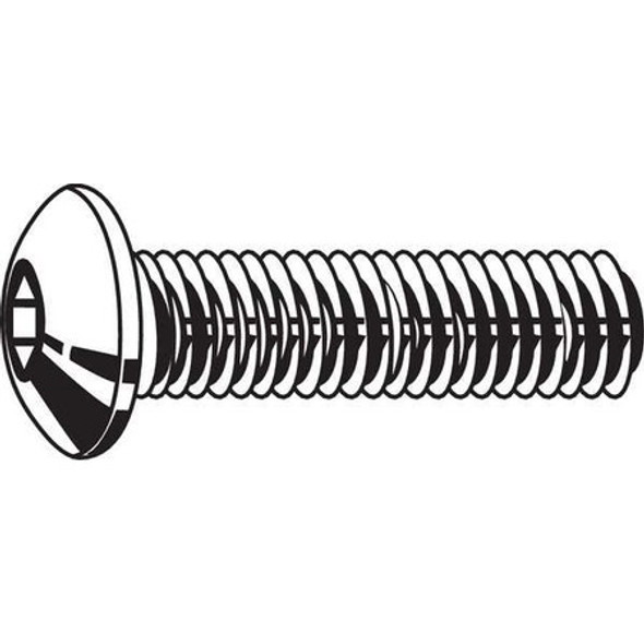 #6-32 Socket Head Cap Screw, Button, Zinc Plated Steel, 5/8 in Length, 100 PK