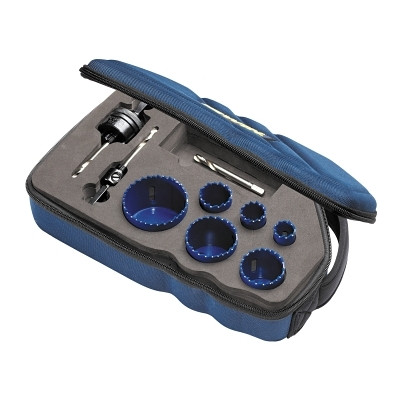 Bi-Metal Hole Saws Sets, 7/8 in - 2 1/2 in Cut Diam.