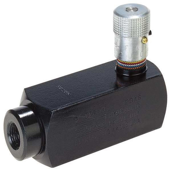 Parker Flow Control Valve,3000 psi,1/2-14 NPTF PCM800S