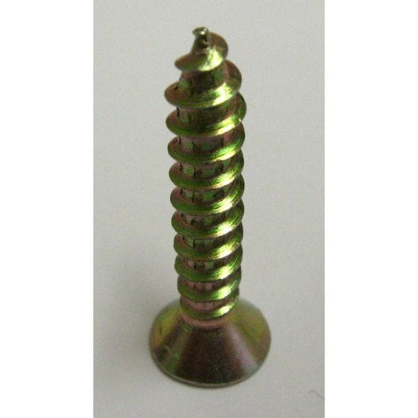 Con-Sert Screws Masonry Screw, 1/4" Dia., Flat, 1 1/4 in L, Carbon Steel Yellow Zinc, 100 PK