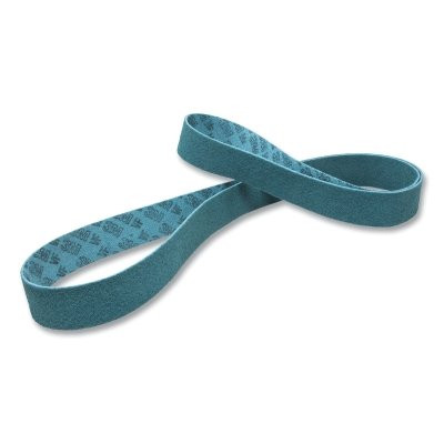 Surface Conditioning Belt, 3 in x 18 in, Very Fine, Blue
