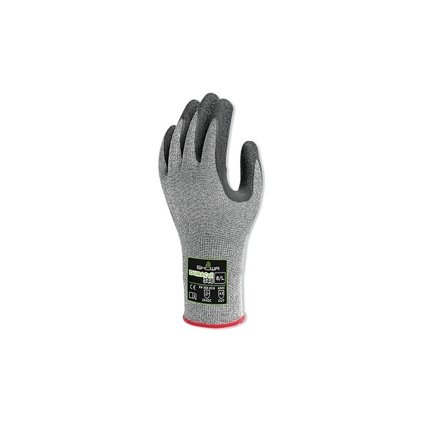 Natural Rubber Latex, Cut Resistant Gloves, Size XL, A3 ANSI/ISEA Cut Level, Gray