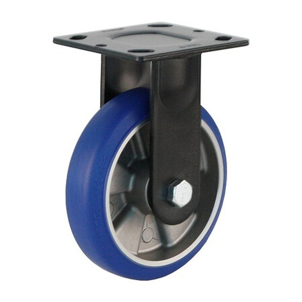 Foot Master Plate Caster,Rigid,Polyurethane,190mm H PME-150-ARF-MUD
